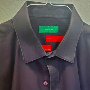 Deep purple dress shirt